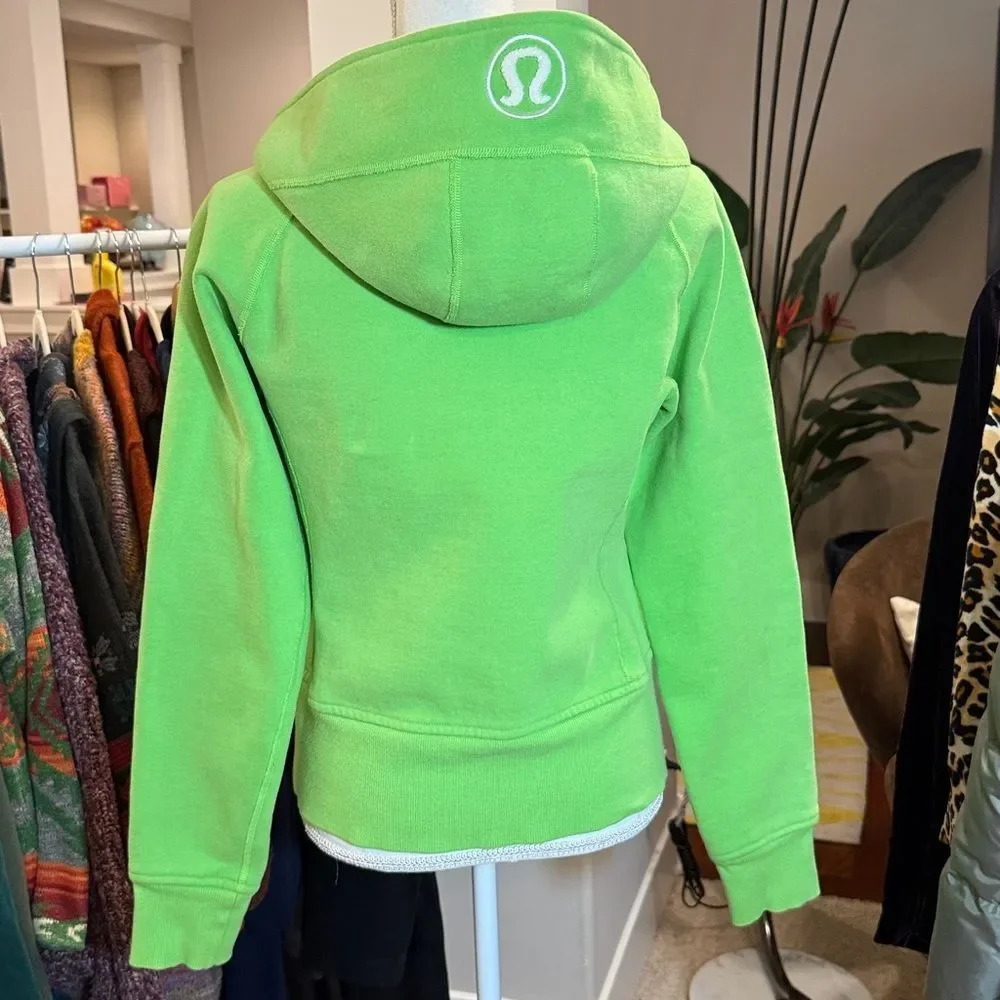 LULULEMON SCUBA HOODIE OLD SCHOOL ERA THICK FLEECE COZY & COLORFUL SIZE 8 - Picture 8 of 12